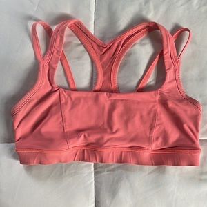 Lululemon Sports Bra Size 10 - Coral/Pink